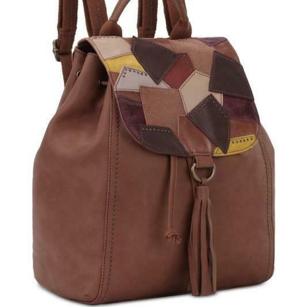The Sak Backpack Leather Patchwork Schhol College… - image 8